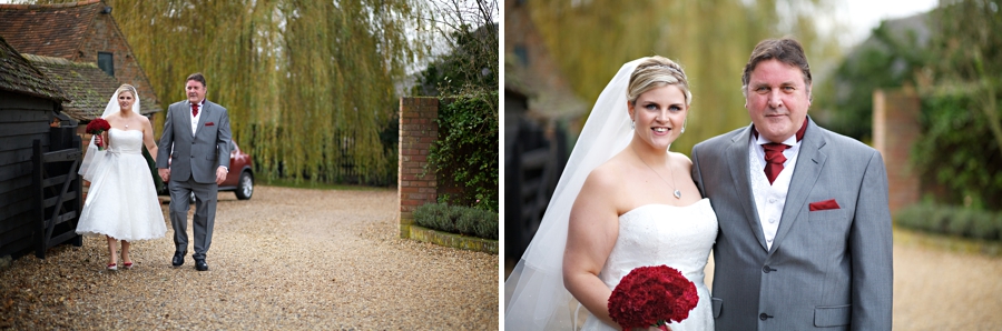 wedding photographer priory barns