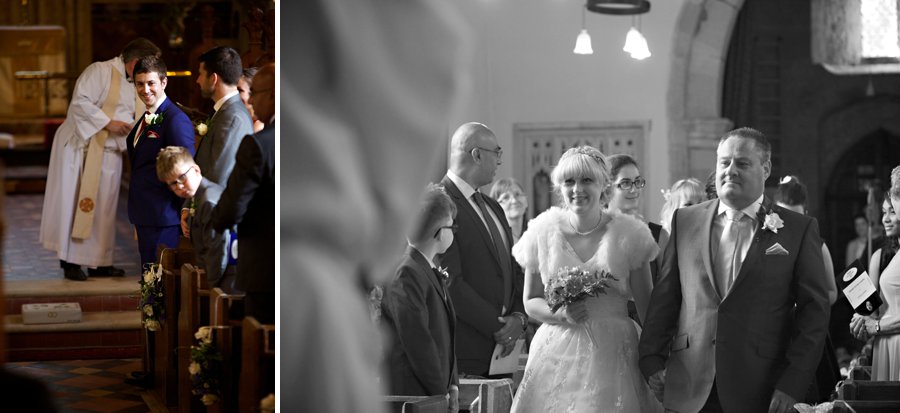 traditional church wedding photography