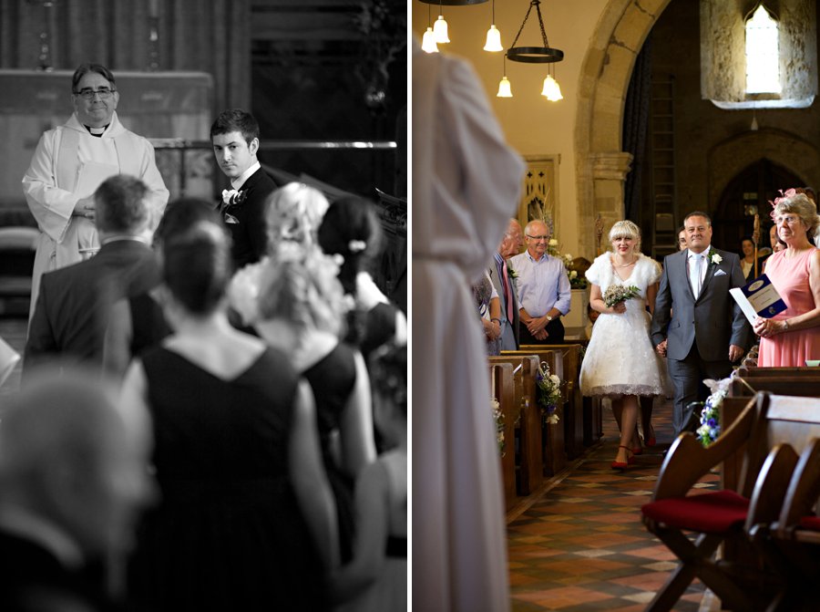 traditional church wedding photography