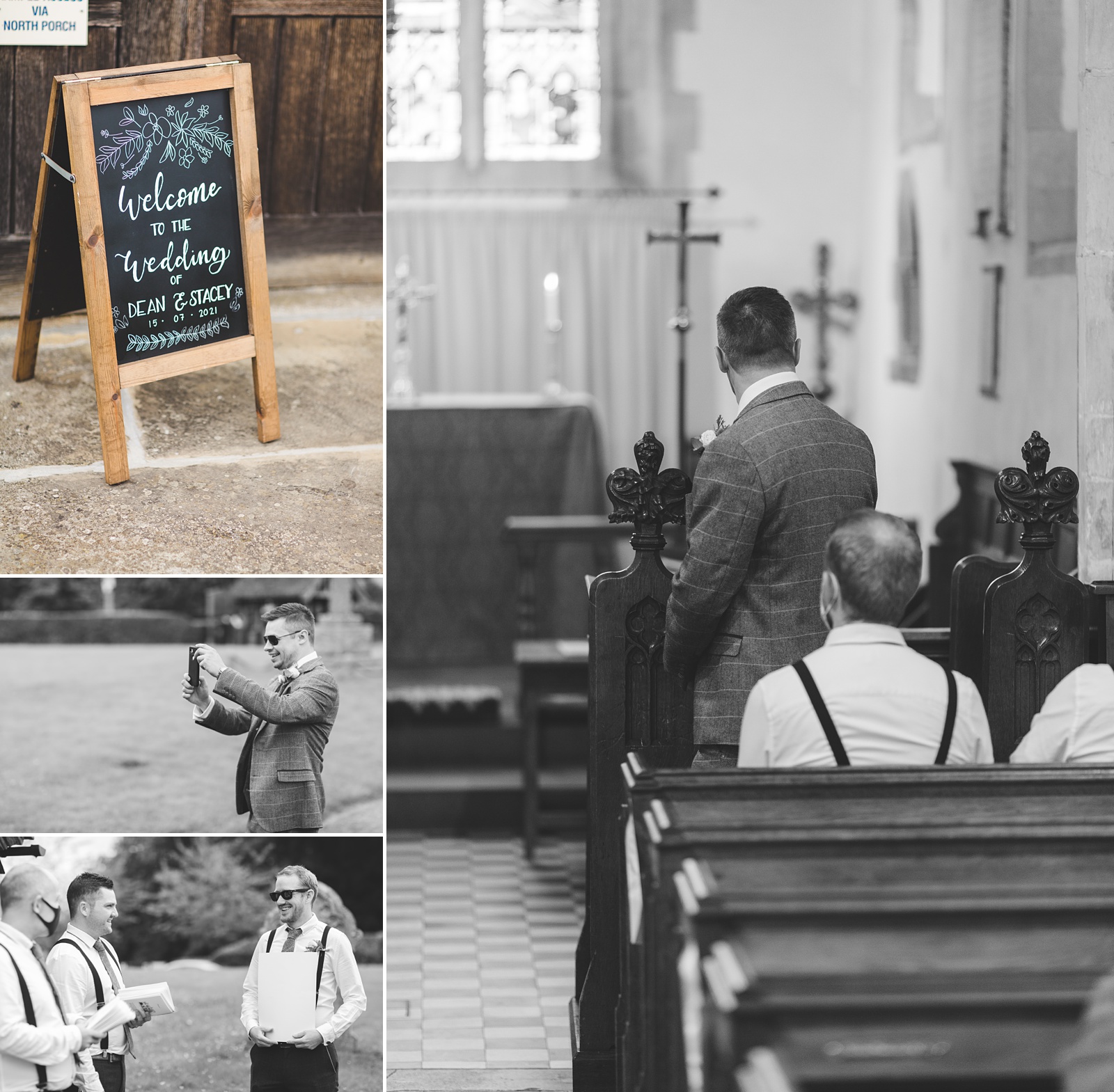 south farm wedding photographs