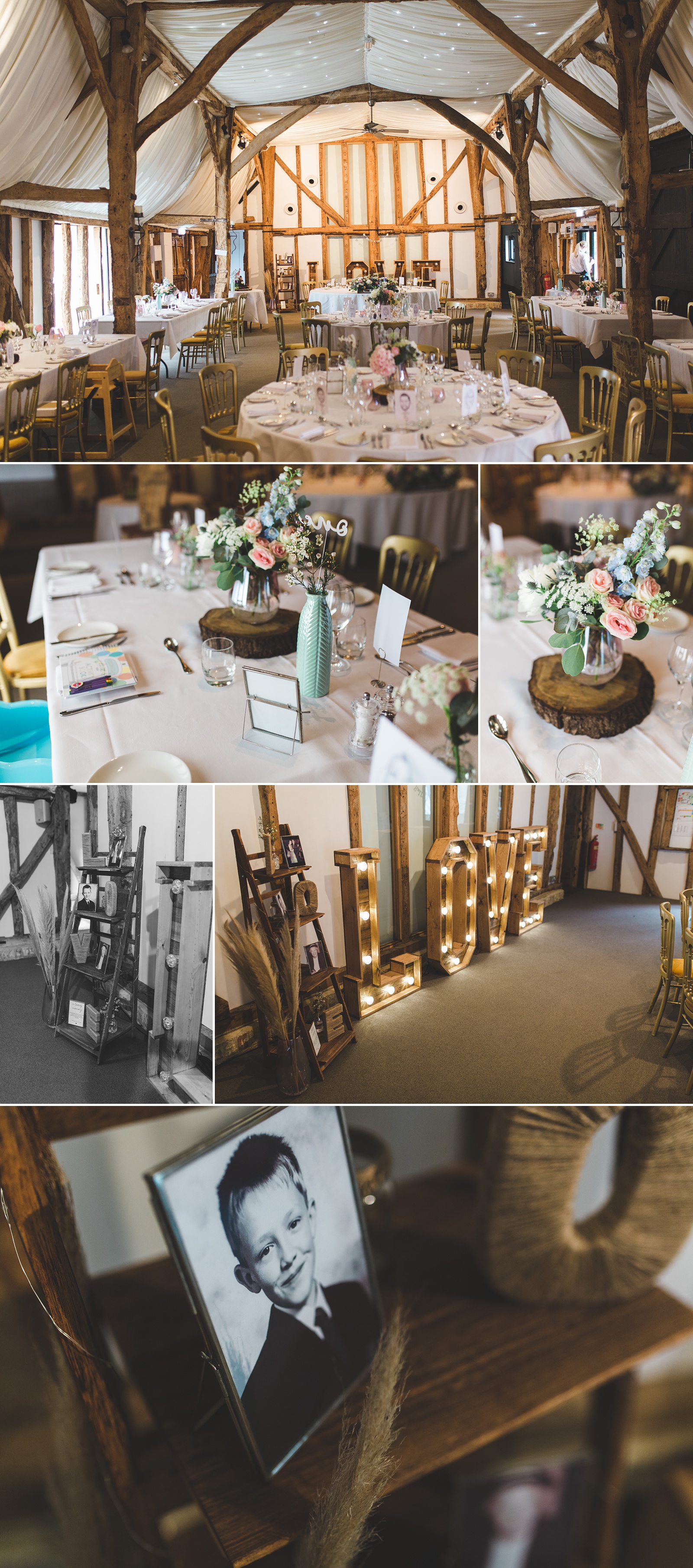 south farm wedding photographs